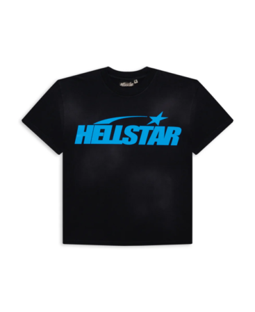 Hellstar Classic T-shirt (Black/Blue)