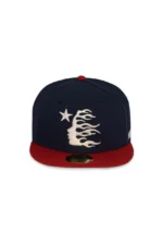 Blue Fitted Hellstar Baseball Hat