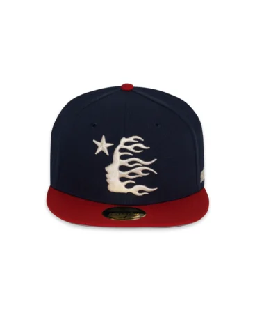 Blue Fitted Hellstar Baseball Hat