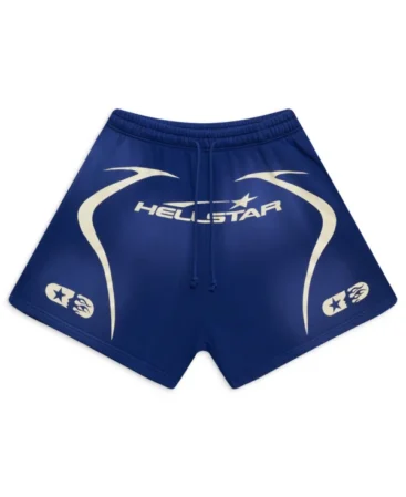 Hellstar Warm Up Shorts Blue