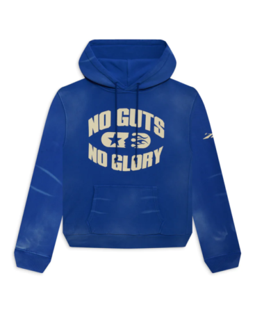 Hellstar Blue Hoodie No Guts No Glory