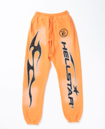 Hellstar Fire Orange Sweatpants