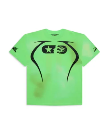 Hellstar Green Warm Up T-Shirt