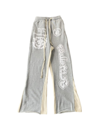 Hellstar Grey Flare Sweatpant