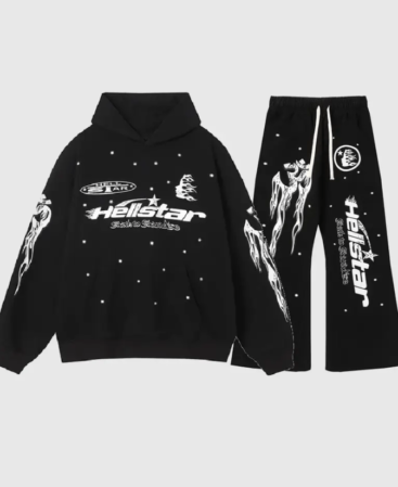 Hellstar Racer Tracksuit Vintage Black