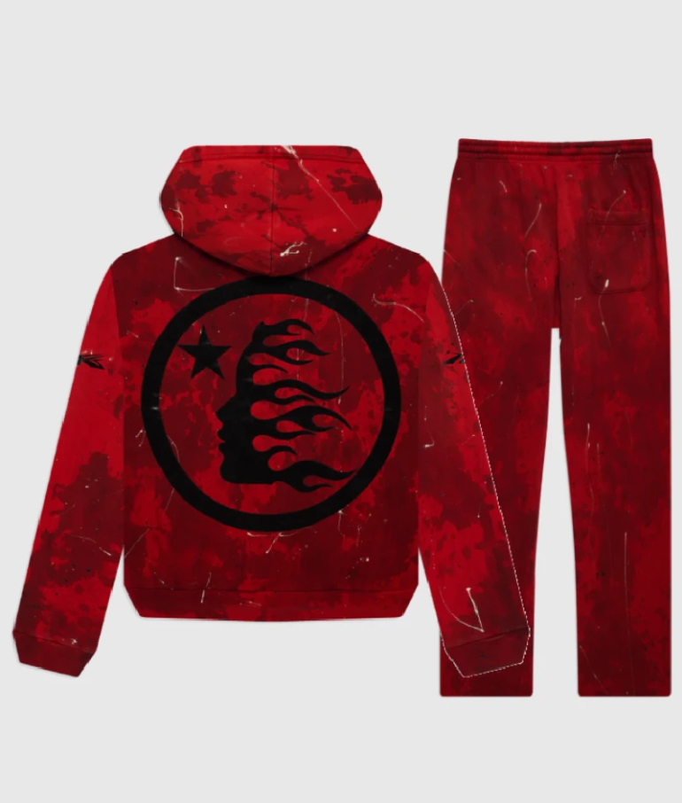 Hellstar Sports Tracksuit Red