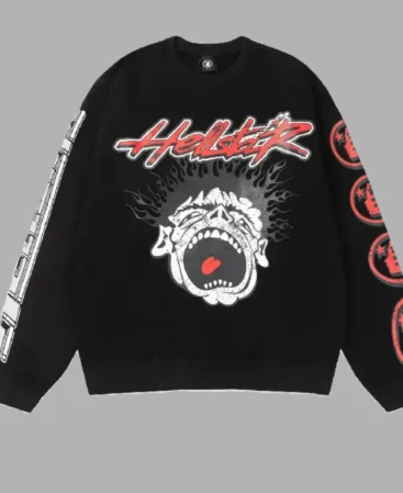 Hellstar Studios Records Sweater Black