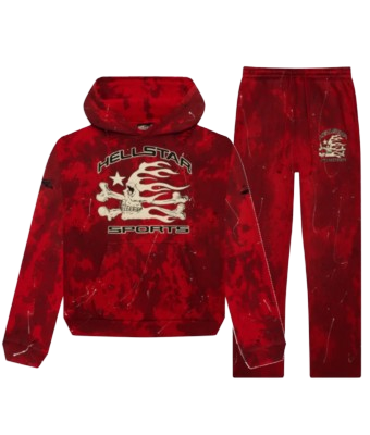 Hellstar Sports Tracksuit Red