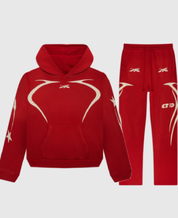 Red Hellstar Sports Tracksuit